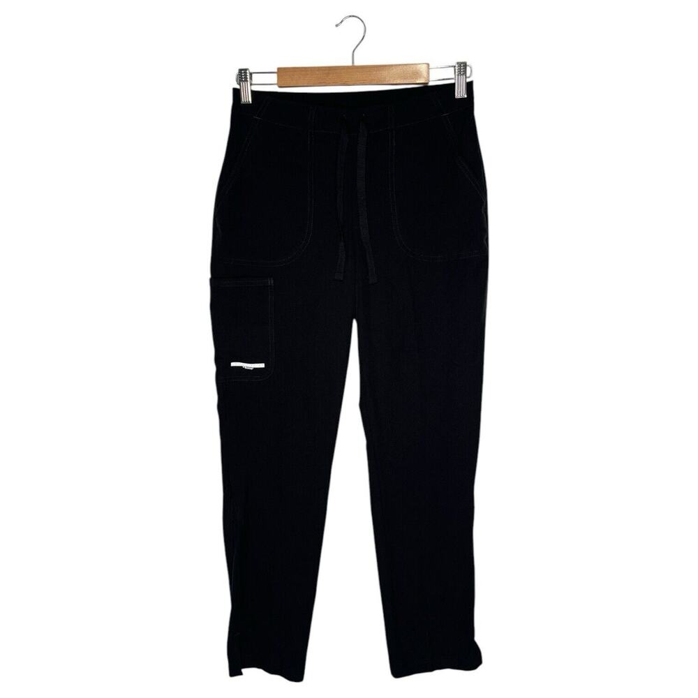 Skechers Barco Pants Womens S Reliance 3 Cargo Pocket Mid Rise Straight Leg Blk